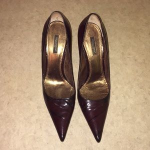 Dolce and Gabbana eel skin Heels